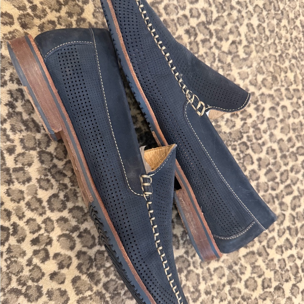 Tommy Bahama Felton Men’s 13M Navy Blue Shoes Loafer Slip On Casual Travel! LOOK - Picture 8 of 9